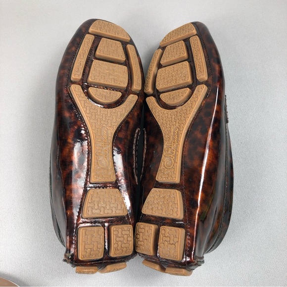Cole Haan Women’s Animal Print Patent Driving Moccasins Shoes Size 6B - Picture 9 of 9